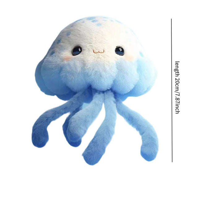 Jellyfish Keychain, Multifunctional Pendant with Sea Animal Motif, Cuddly Toy Pillow for Children And Adults | Shinymarch