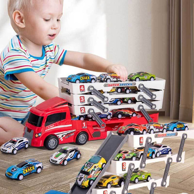 Sliding Track Car Toy Set for Kids – Interactive Racing Adventure | Shinymarch