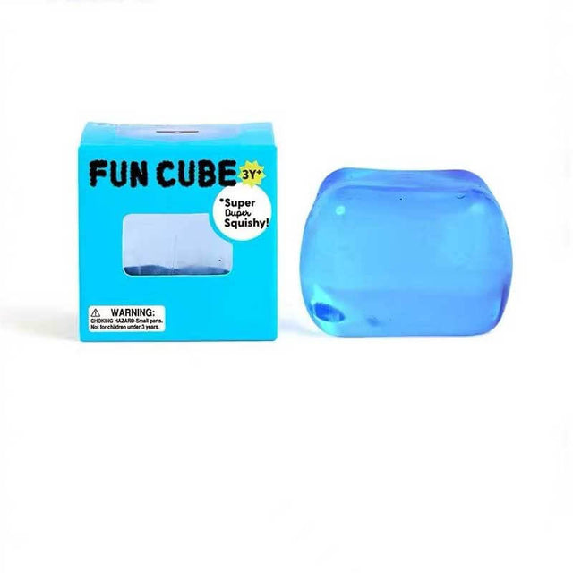 Big Block Ice Cube Squishy Stress Toy – Extra Firm Slow Rise Sensory Fidget Cube for Anxiety Relief, Focus & Hand Therapy, ASTM F963 Certified | Shinymarch