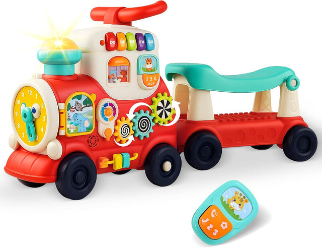 4-in-1 Ride On Train Toy