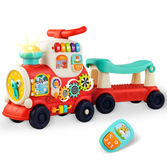 4-in-1 Ride On Train Toy