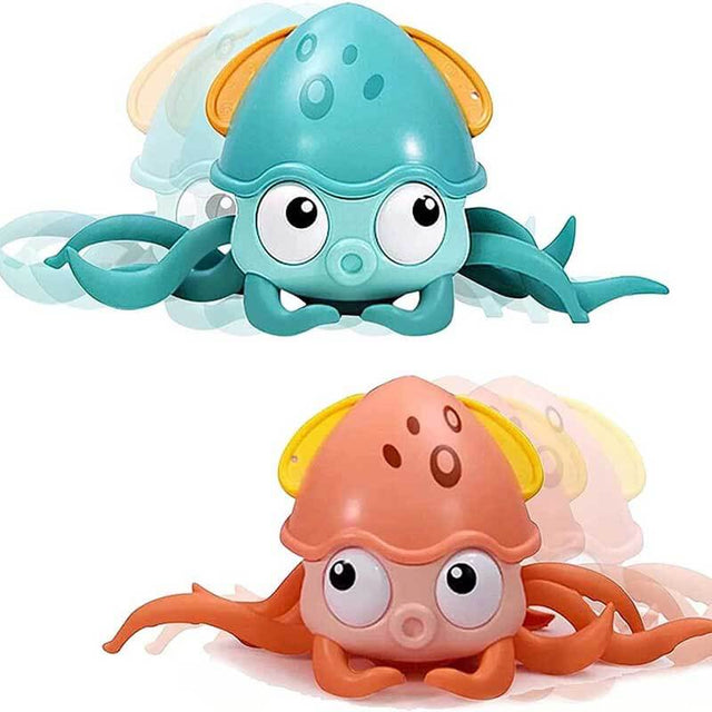 Juguetes de baño con forma de pulpo a cuerda