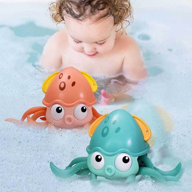 Juguetes de baño con forma de pulpo a cuerda