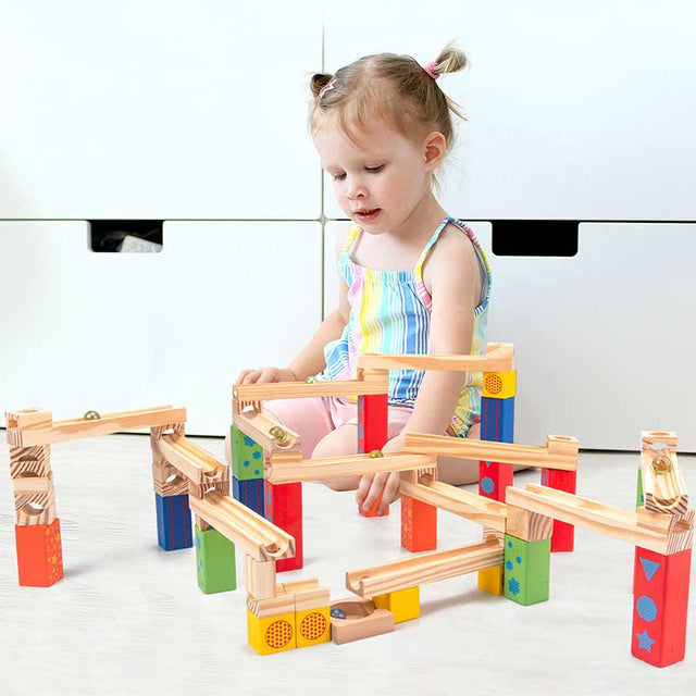 Ball Track Stack Building Blocks | Shinymarch