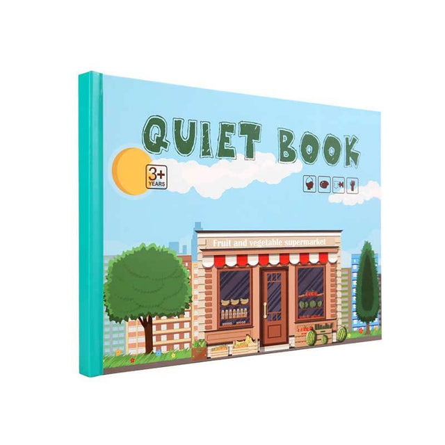 Quiet Book for Toddlers, Montessori Interactive Toys Busy Book for Kids Develop Learning Skills | Shinymarch®