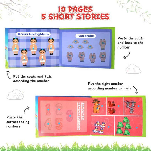 Quiet Book for Toddlers, Montessori Interactive Toys Busy Book for Kids Develop Learning Skills | Shinymarch®