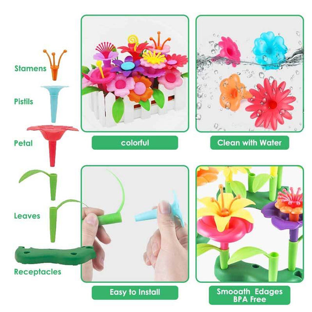 Flower Garden Building Toy | Shinymarch®