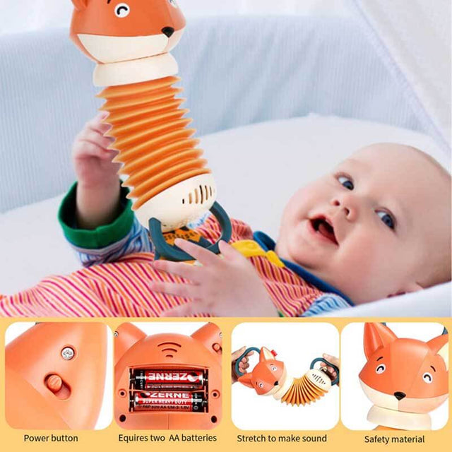 Fox Accordion Baby Toy Early Music Educational Accordion Toys | Shinymarch