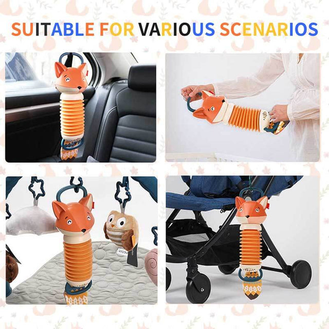 Fox Accordion Baby Toy Early Music Educational Accordion Toys | Shinymarch