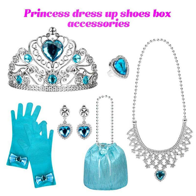 Princess Dress Up Jewelry Set, Role Pretend Jewelry Toys Set | Shinymarch