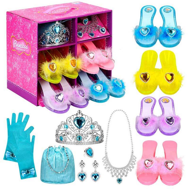 Princess Dress Up Jewelry Set, Role Pretend Jewelry Toys Set | Shinymarch