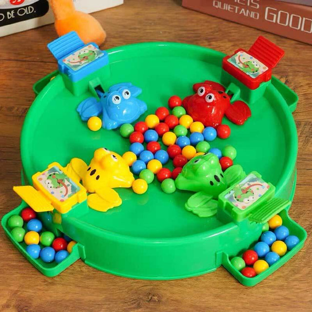 Juego de las ranas que comen frijoles