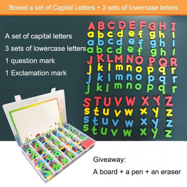 Magnetic Letters + Numbers | Shinymarch