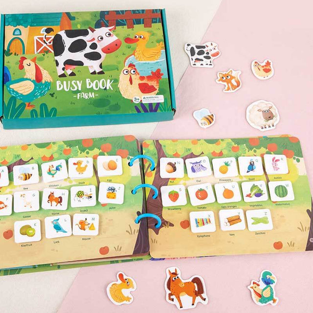Dinosaur Theme Enlightment Sticker Busy Book for Kids Develop Learning Skills | Shinymarch