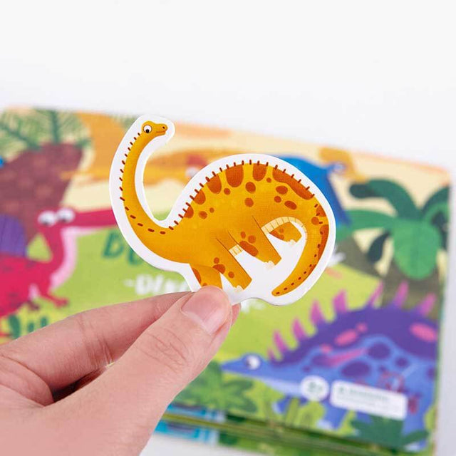 Dinosaur Theme Enlightment Sticker Busy Book for Kids Develop Learning Skills | Shinymarch