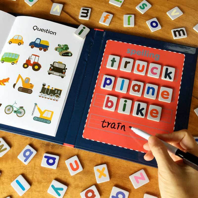 Libro de aprendizaje de palabras magnéticas