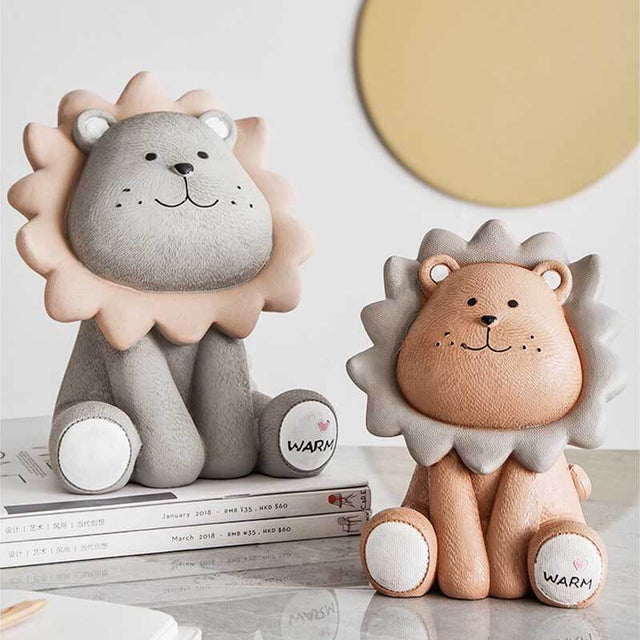 Cute Lion Piggy Bank | Shinymarch