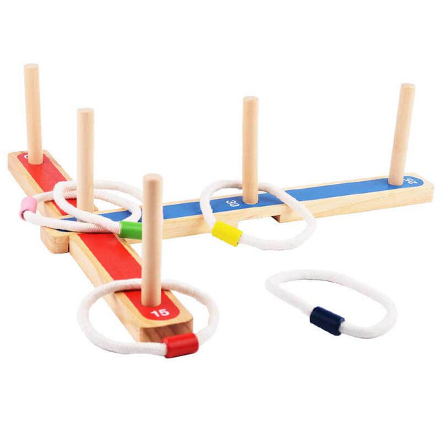 Outdoor Wooden Quoits Game | Shinymarch