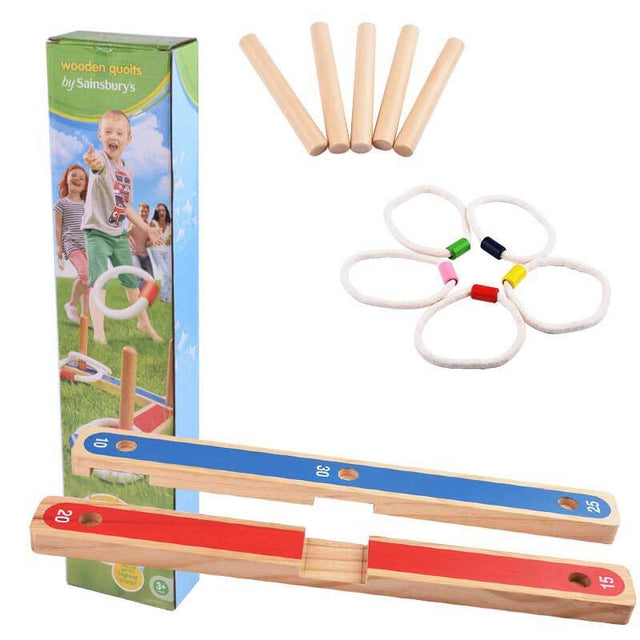Outdoor Wooden Quoits Game | Shinymarch