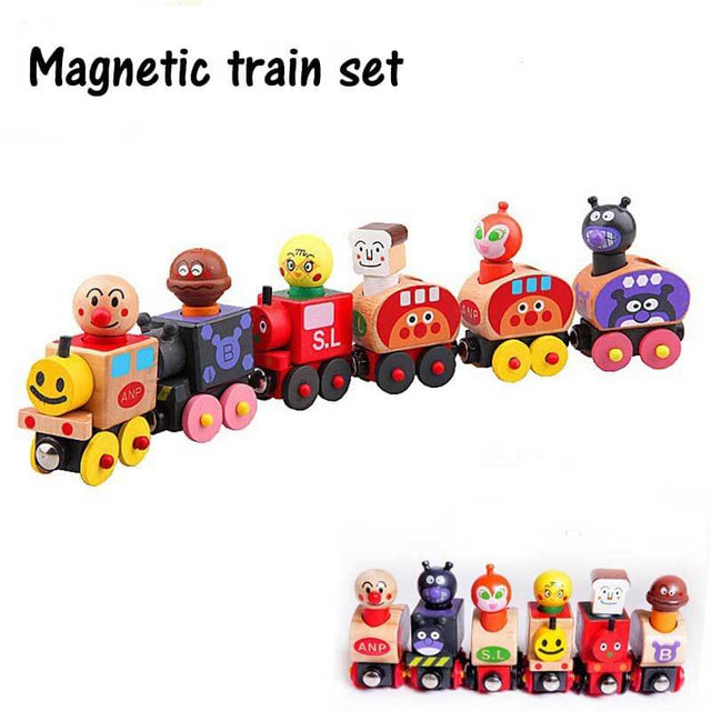 Wooden Magnetic Train | Shinymarch