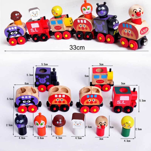 Wooden Magnetic Train | Shinymarch