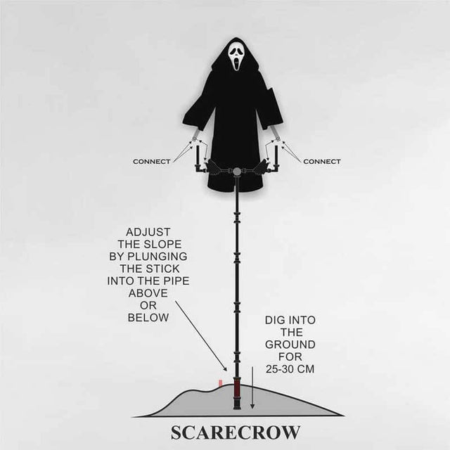 Halloween Scream ScareCrow | Shinymarch