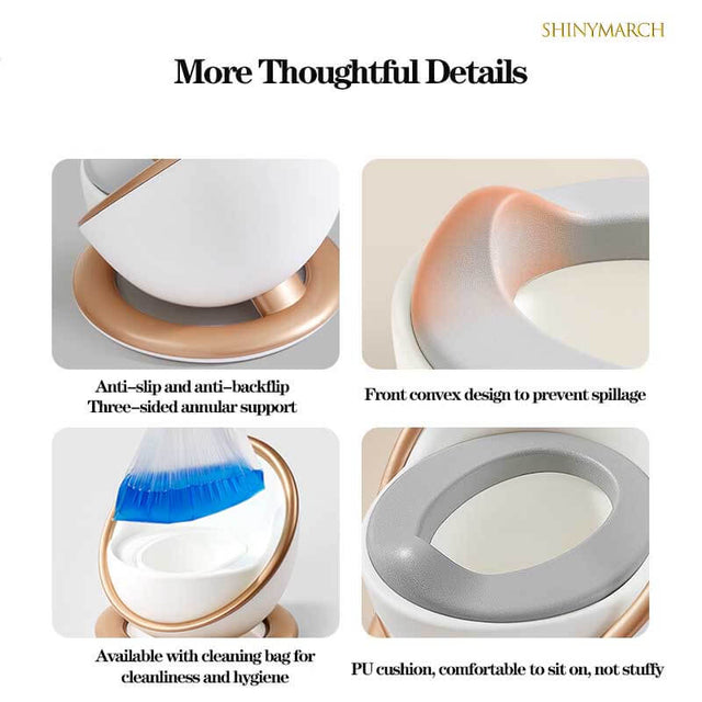 Anti-bacterial, Non-Slip Potty Training Toilet for Kids and Toddlers | Shinymarch