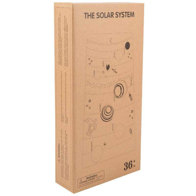Handmade Wooden Universe, Solar System Awareness Model, STEM School Project Collection Educational Toy for Astrophile Kid Boy Girl 5 6 7 8 Year Old | Shinymarch