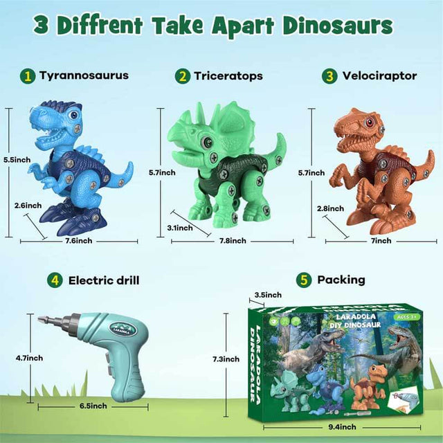 Take Apart Dinosaur Toys | Shinymarch