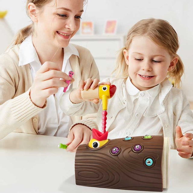 Montessori Hungry Woodpecker Toy | Shinymarch