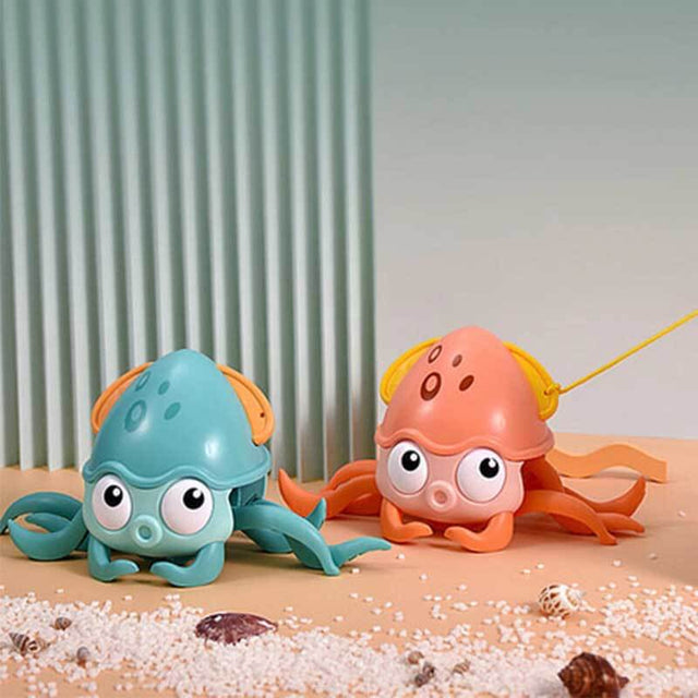 Juguetes de baño con forma de pulpo a cuerda
