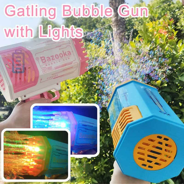 Upgraded 69-Hole Bubble Gun | Shinymarch