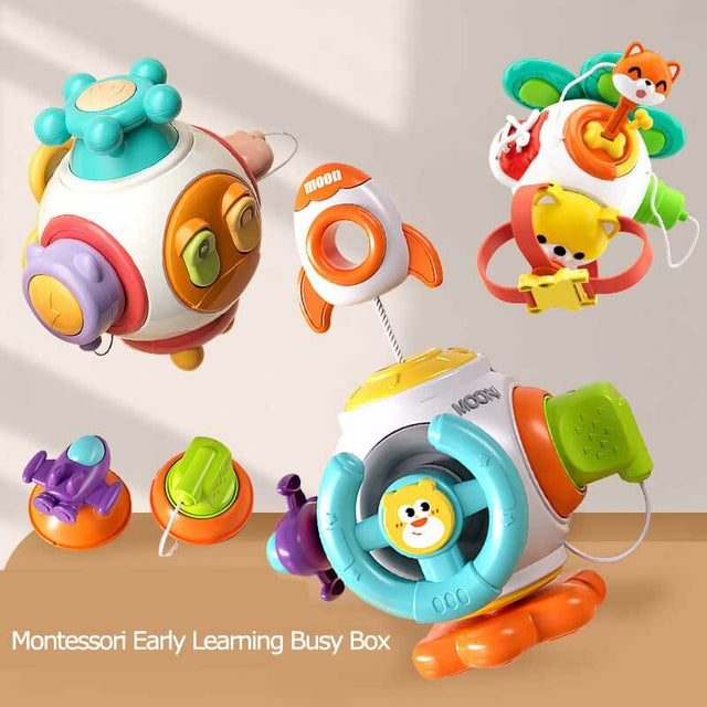 Montessori Early Learning Busy Box for toddlers | Shinymarch