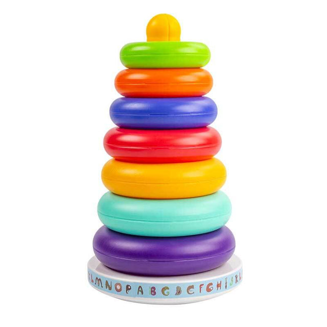 Stacks of Circles Stacking Ring STEM Learning Toy, Age 3+ Months, Multi, 9 Piece Set | Shinymarch