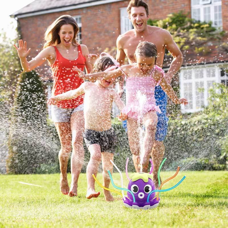 Outdoor Water Spray Sprinkler for Kids and Toddlers, Summer Outside ...