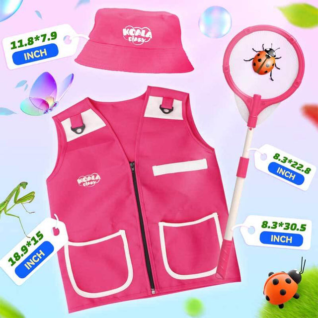 Bug Catcher for Kids, 28 Pcs Kids Explorer Kit & Kids Bug Catching Kit - Kids Nature Kit Outdoor Adventure Toys for Kids 3+ Years Old | Shinymarch