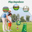 Kids Golf Club Set for 3 4 5 6 Years Old Boys Girls, Adjustable Toddler Golf Set with Putting Mat, Cornhole Board, Outdoor Indoor Sports Toy Christmas Birthday Gift | Shinymarch