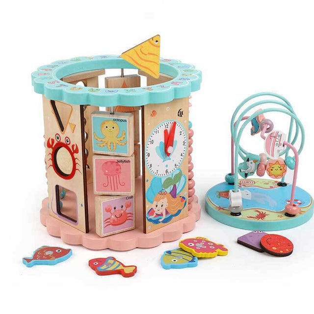 Multi-functional Wooden Toy Center | Shinymarch