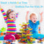 Stack-a-Rainbow-Tree Plastic Stacking Blocks 152 PCS, Balance Game Building Toys for Kids Ages 3-8, Preschool Kindergarten Educational Montessori Toys for 3 4 5 6+ Year Old Boys Girls Birthday Gifts | Shinymarch