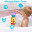 Bath Bathtub Toys for Toddlers 1 2 3 Years Old | Duck Bathtub Toys with Rotatable Waterwheel/Eyes | Bathroom Strong Suckers Water Scoop Fun Bath Toys for Toddlers Boys Girls 1-4 Years | Shinymarch