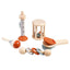 Premium Wooden Baby Musical Instrument Set - 5-Piece Montessori Toys for Early Childhood Development (0-1 Years) - Safe, Non-Toxic Educational Music Toys | Shinymarch