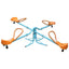 Outdoor Kids Spinning Seesaw Sit and Spin Teeter Totter Outdoor Playground Equipment Swivel Teeter Totter for Backyard | Shinymarch