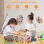 Baby Activity Cube 8-in-1 QIYI Wooden Montessori Toys for 3+ Year Old Multifunctional Educational Learning Sensory Toy, Sorting & Stacking Toys for 36M+ Toddlers Birthday Gifts for Kids | Shinymarch