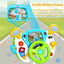 Toddler Steering Wheel Toy Baby Interactive Learning Toy for Toddler 1-3 Year Old, My First Driving Educational Baby Musical Toy with Light and Sound for Preschool Kids | Shinymarch