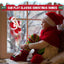 Climbing Santa Claus 9" Christmas Ornament Xmas Decoration Climbs Up and Down Battery Operated Toy with Light Music and Sound Animated Climbing on Beads Musical Moving Figure Xmas Christmas Ornament | Shinymarch
