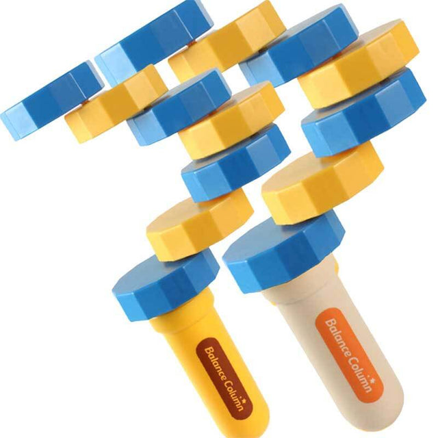 Wooden Balance Challenge Set, Handheld Coordination Toy for Kids & Adults, Improves Focus, Patience & Motor Skills, Fun Fidget Balancer Game Gift for Parties, Classrooms & Family Play | Shinymarch