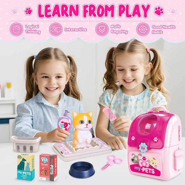 Pet Care Playset for Kids