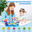 Birthday Gifts for 3 4 5 6 7 Years Old Toddlers Girls Boys - 76PCS Marine Life Building Stacking Toys with Carry Box | STEM Preschool Educational Pretend Play | Learning Toys for Kids | Shinymarch