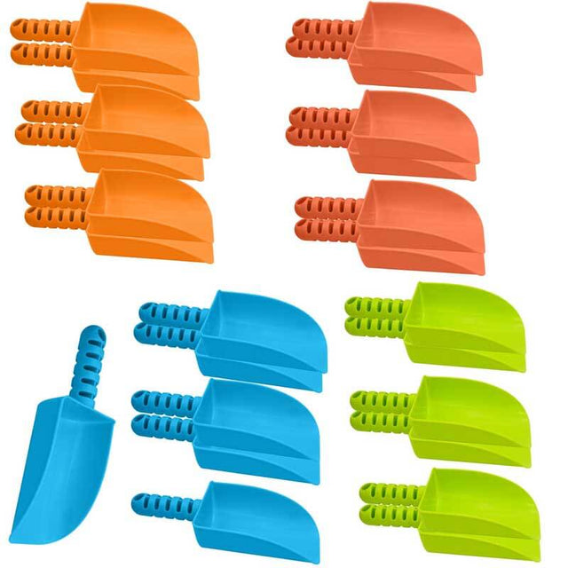 Novelty Sand Shovel for Kids Bulk, 24 Pack Heavy Duty Plastic Beach Shovels - for Planting, Toddler Digging & Garden Tool, Sandbox Toys, End of Year Student Gifts from Teacher | Shinymarch