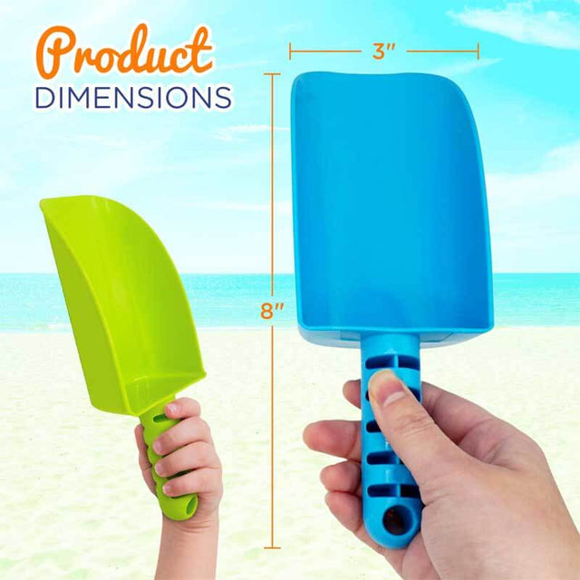 Novelty Sand Shovel for Kids Bulk, 24 Pack Heavy Duty Plastic Beach Shovels - for Planting, Toddler Digging & Garden Tool, Sandbox Toys, End of Year Student Gifts from Teacher | Shinymarch